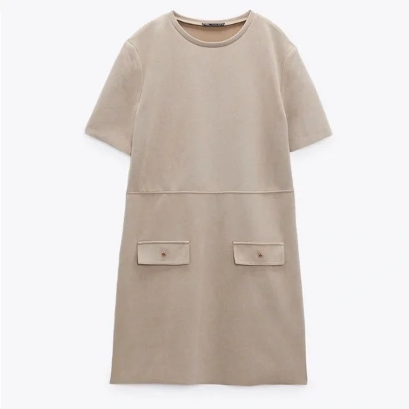 ★ZARA★ FAUX SUEDE MINI DRESS Zara | Dresses | Zara Faux Suede Mini Dress | Poshmark